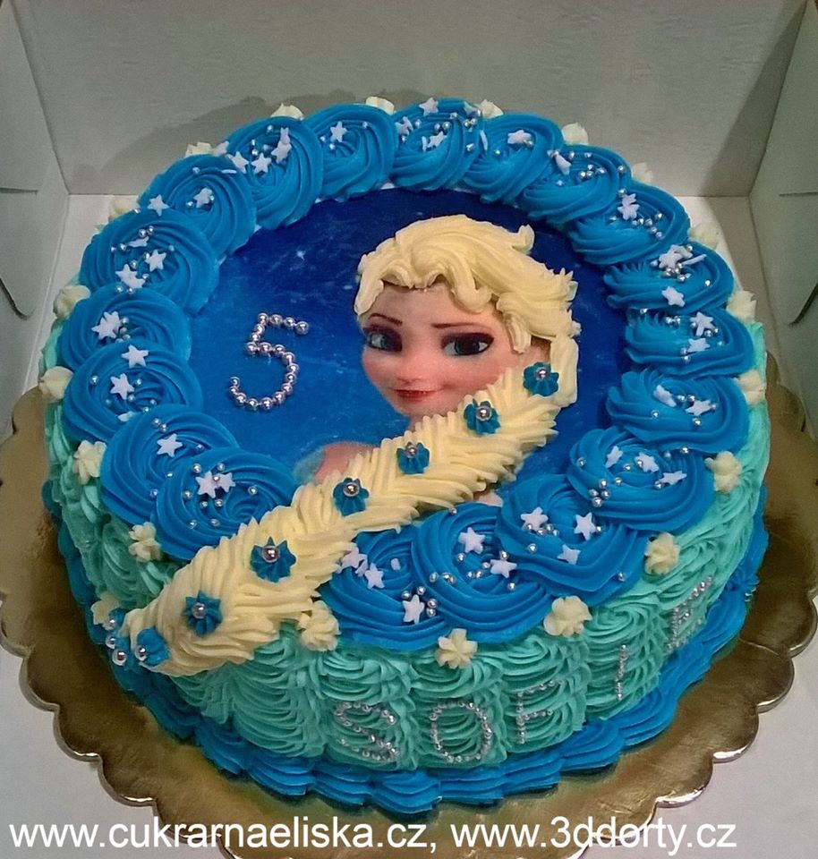 Ledové království - Elsa 2 (jedlý potisk)