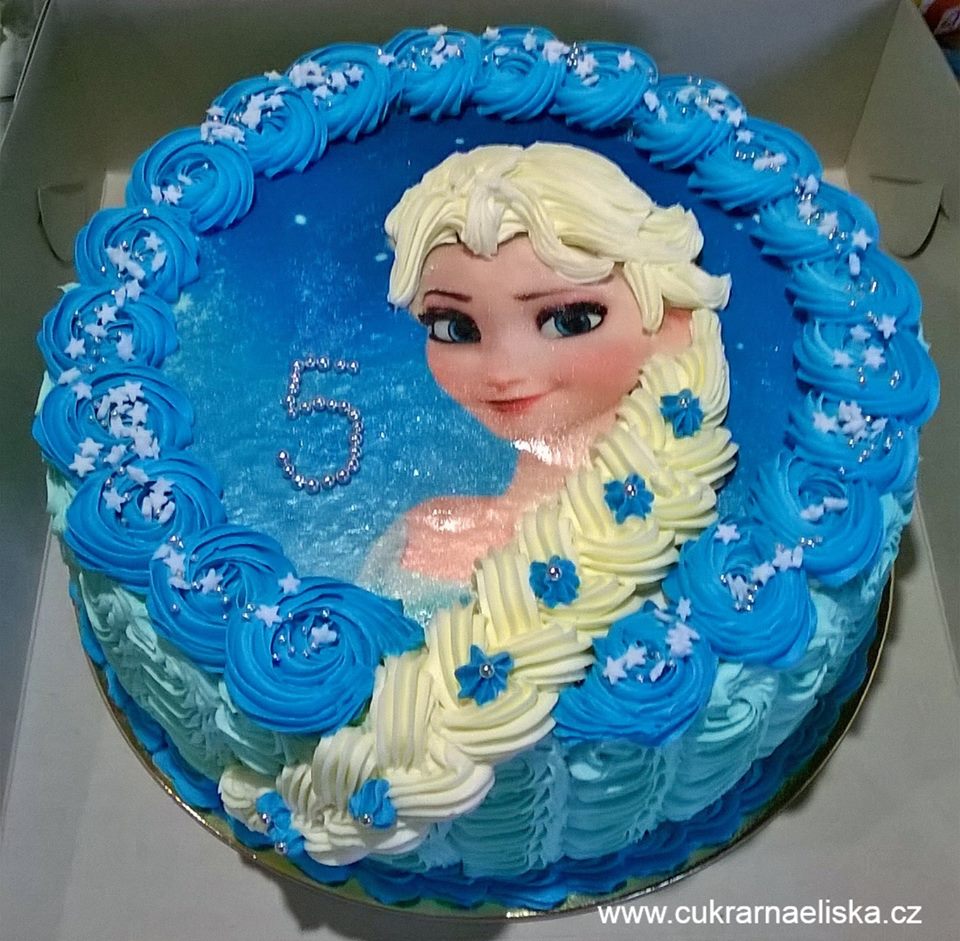 Ledové království - Elsa 1 (jedlý potisk)